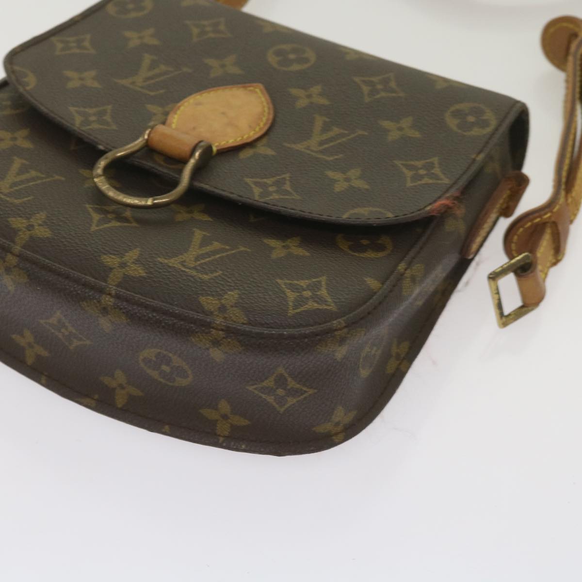 LOUIS VUITTON Monogram Saint Cloud MM Shoulder Bag M51243 LV Auth 68179