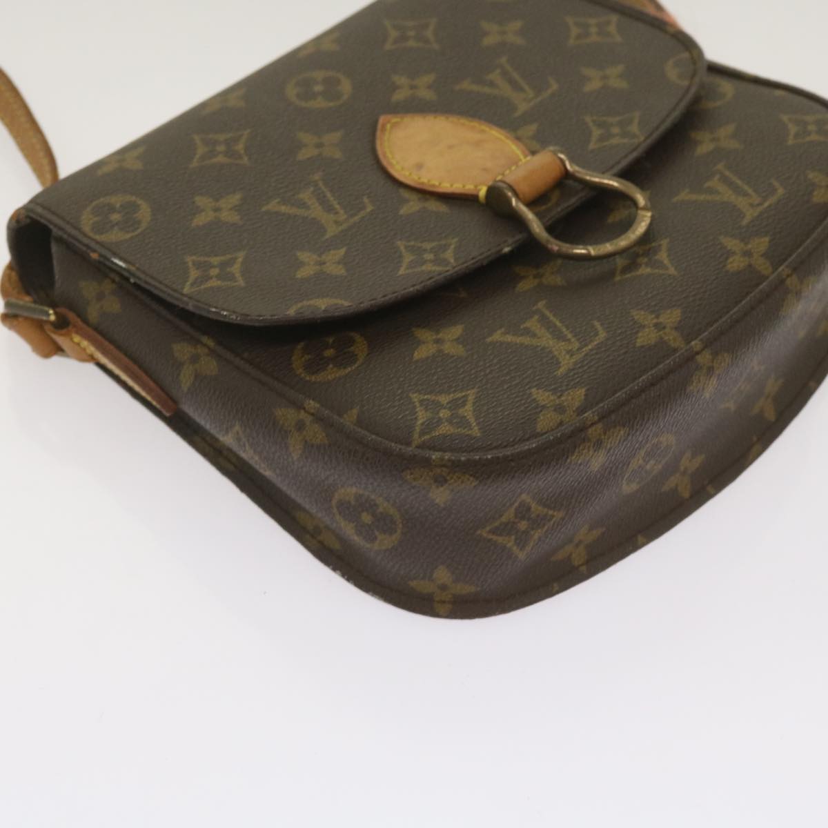 LOUIS VUITTON Monogram Saint Cloud MM Shoulder Bag M51243 LV Auth 68179