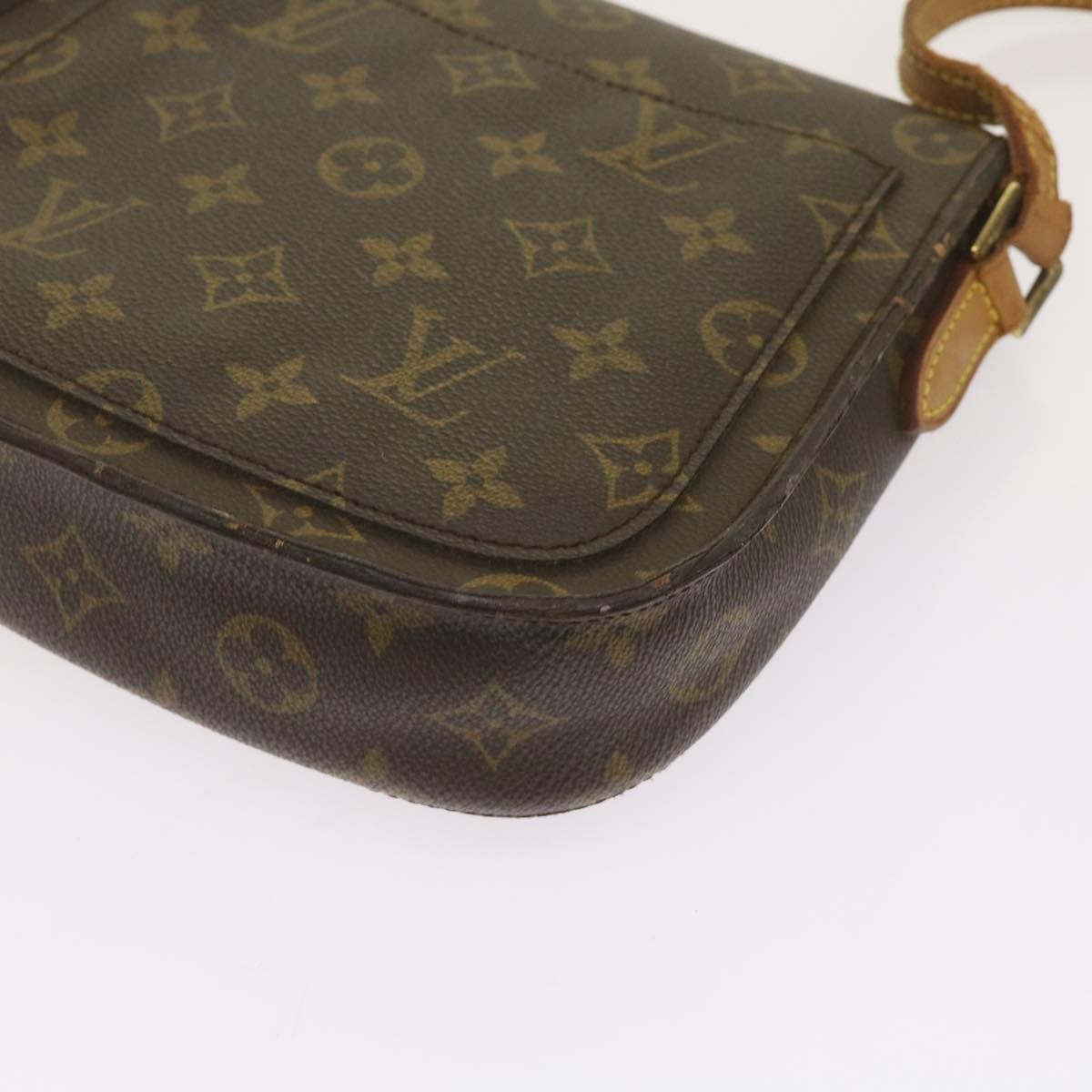 LOUIS VUITTON Monogram Saint Cloud MM Shoulder Bag M51243 LV Auth 68179