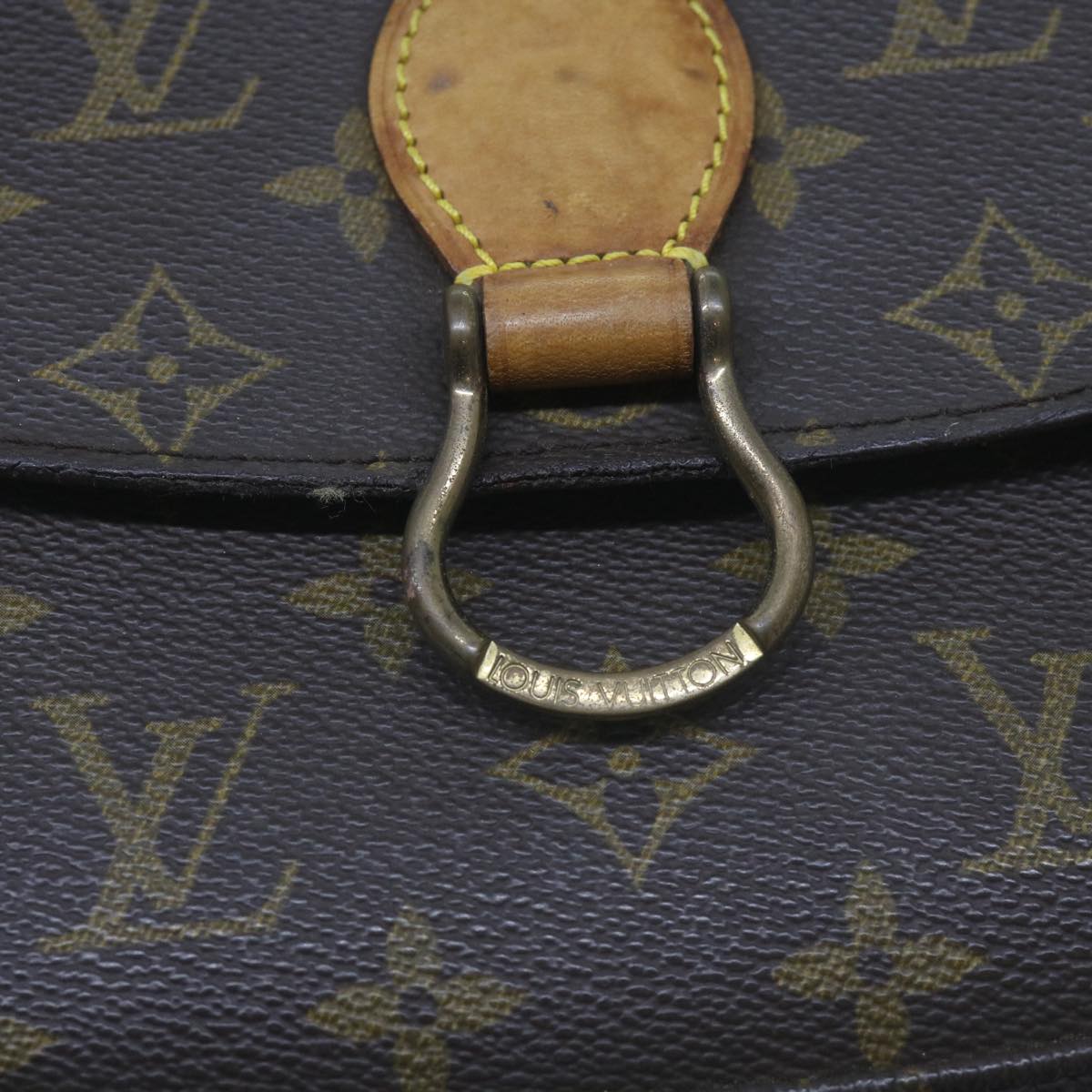 LOUIS VUITTON Monogram Saint Cloud MM Shoulder Bag M51243 LV Auth 68179