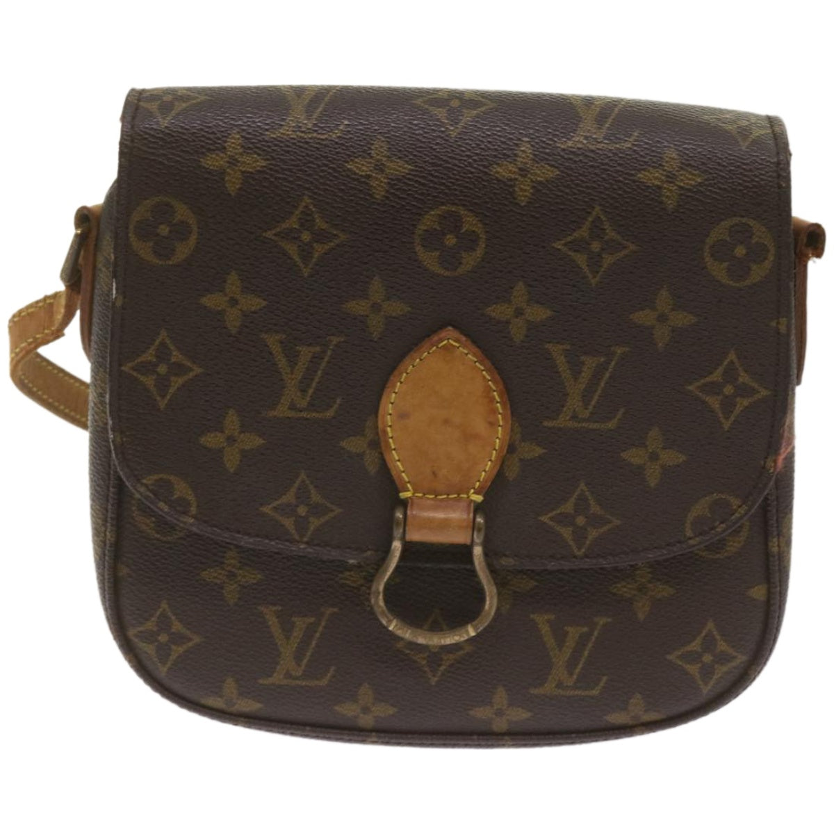 LOUIS VUITTON Monogram Saint Cloud MM Shoulder Bag M51243 LV Auth 68179