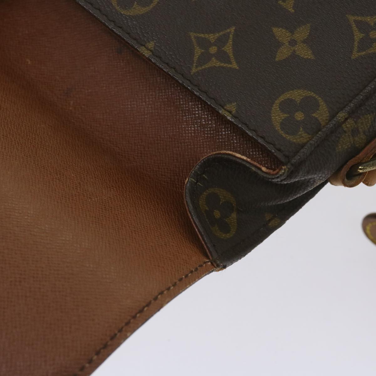 LOUIS VUITTON Monogram Saint Cloud MM Shoulder Bag M51243 LV Auth 68179