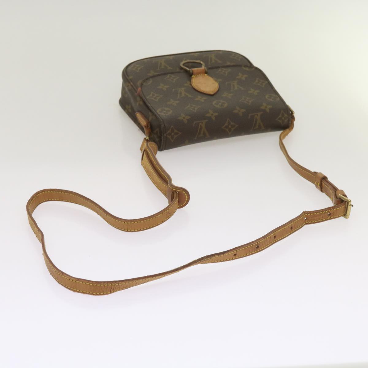 LOUIS VUITTON Monogram Saint Cloud MM Shoulder Bag M51243 LV Auth 68179