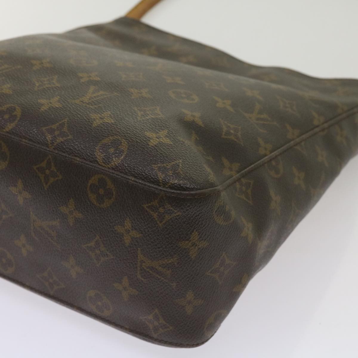 LOUIS VUITTON Monogram Looping GM Shoulder Bag M51145 LV Auth 68180