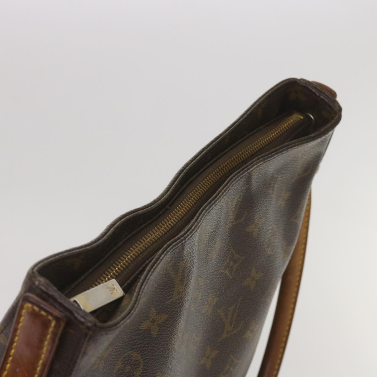 LOUIS VUITTON Monogram Looping GM Shoulder Bag M51145 LV Auth 68180