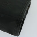 MCM Vicetos Logogram Clutch Bag PVC Black Auth 68192-14