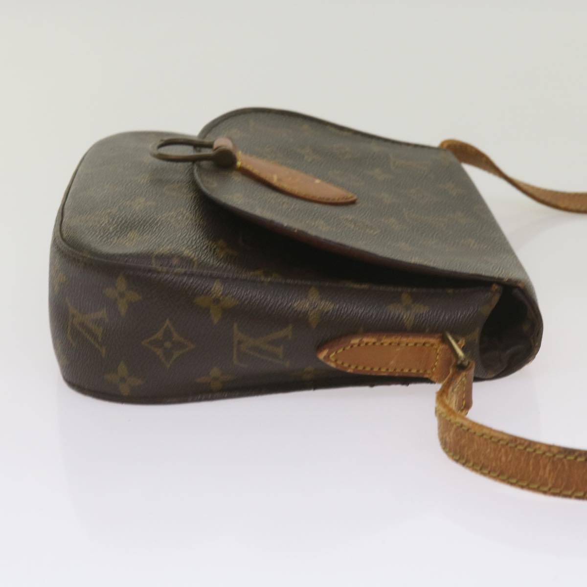 LOUIS VUITTON Monogram Saint Cloud GM Shoulder Bag M51242 LV Auth 68217