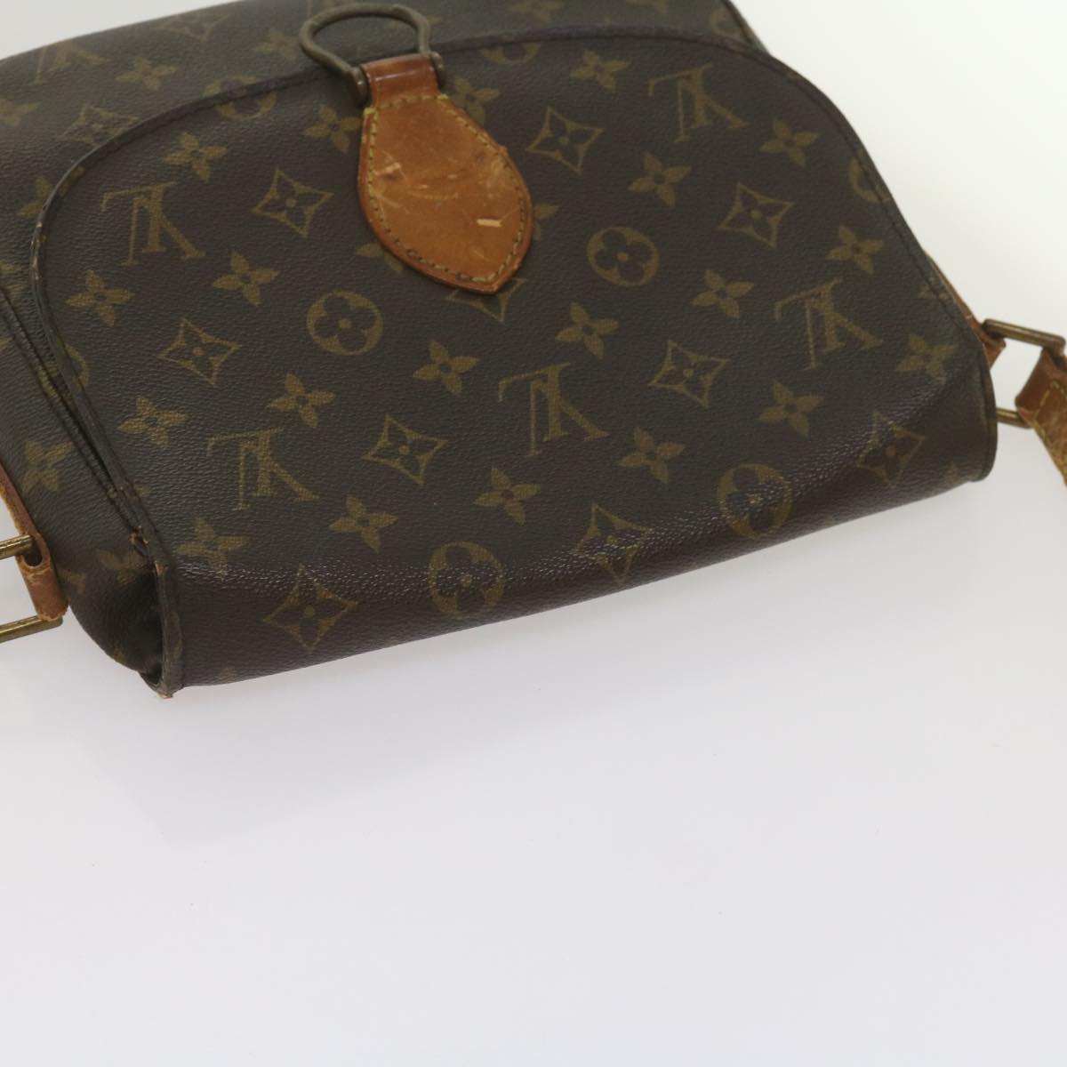 LOUIS VUITTON Monogram Saint Cloud GM Shoulder Bag M51242 LV Auth 68217