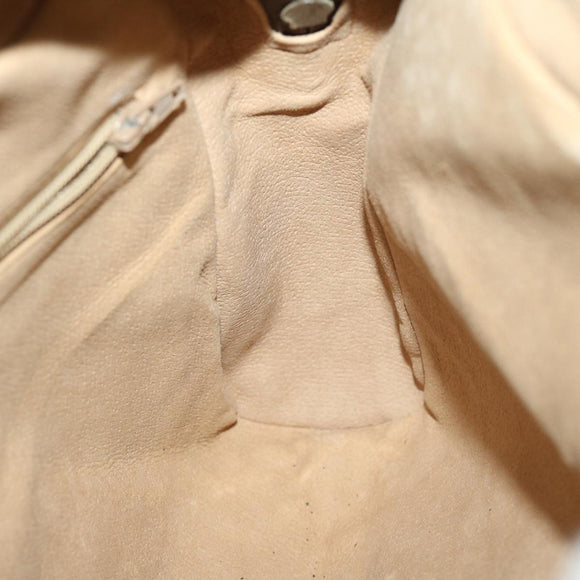 GUCCI GG Supreme Web Sherry Line Shoulder Bag PVC Beige 68 02 005 Auth 68227