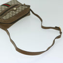 GUCCI GG Supreme Web Sherry Line Shoulder Bag PVC Beige 68 02 005 Auth 68227-8