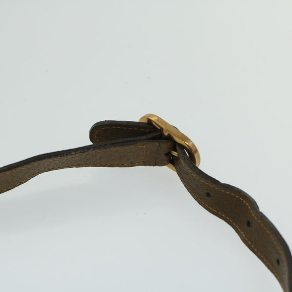 GUCCI GG Supreme Web Sherry Line Shoulder Bag PVC Beige 68 02 005 Auth 68227