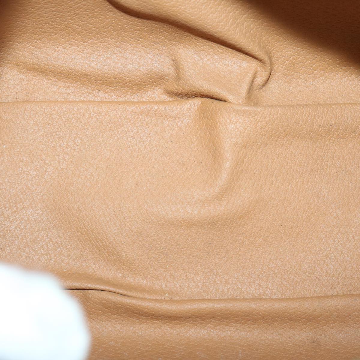 CELINE Macadam Canvas Hand Bag PVC Brown Auth 68231