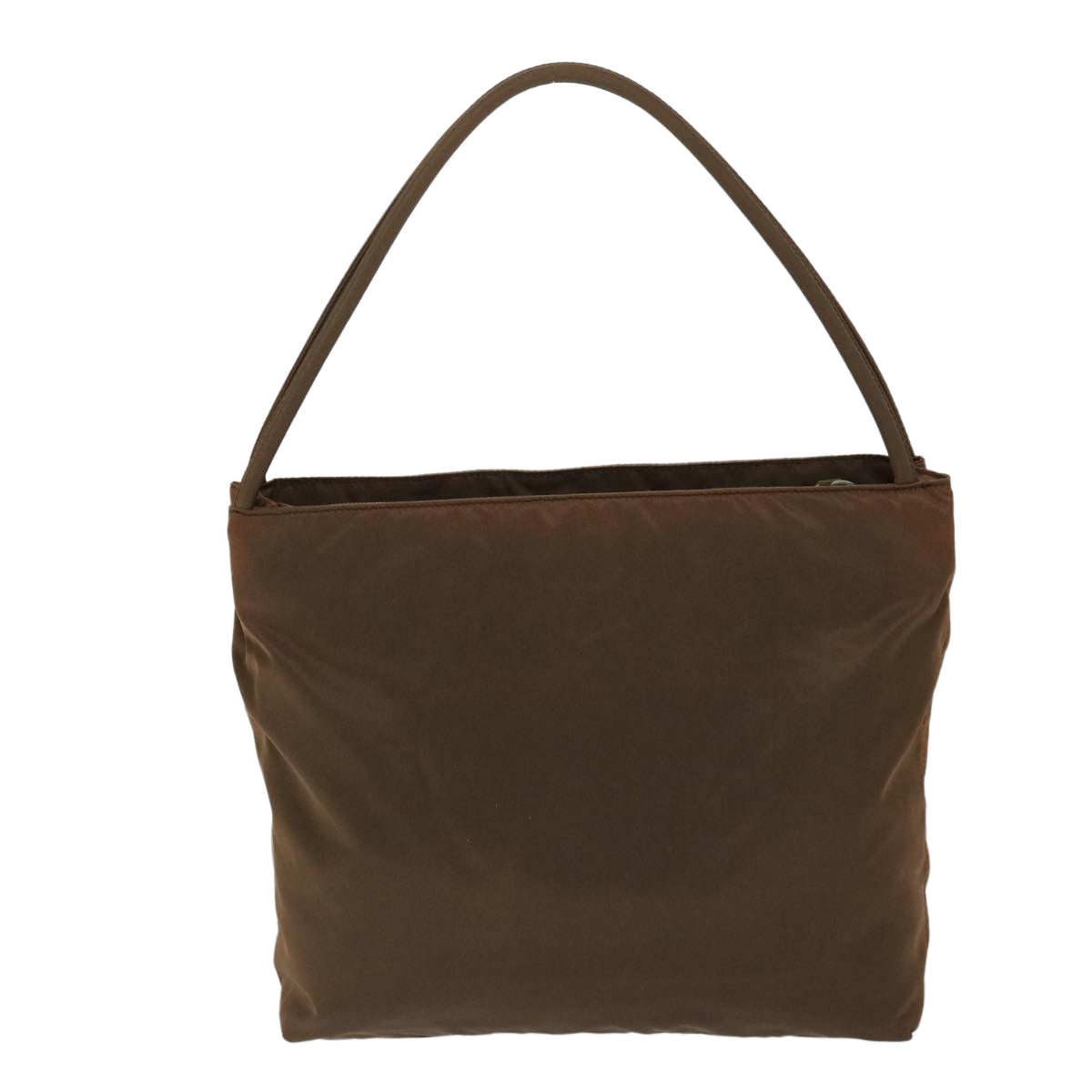 PRADA Shoulder Bag Nylon Brown Auth 68235 - 0