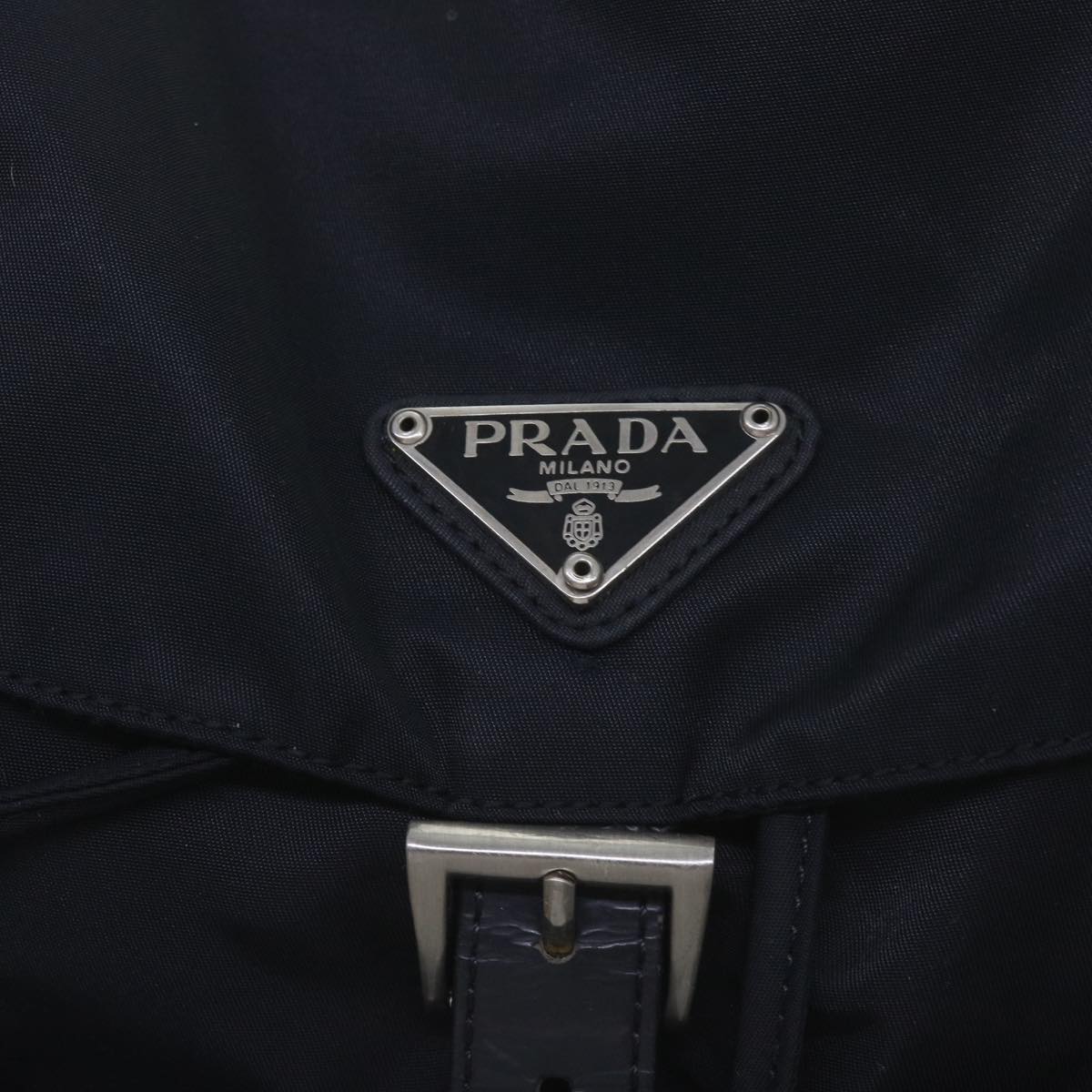 PRADA Backpack Nylon Black Auth 68249
