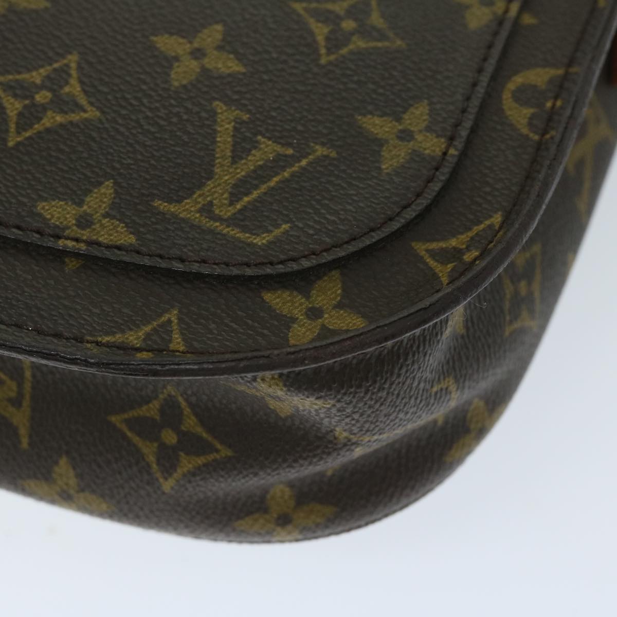 LOUIS VUITTON Monogram Saint Cloud GM Shoulder Bag M51242 LV Auth 68259