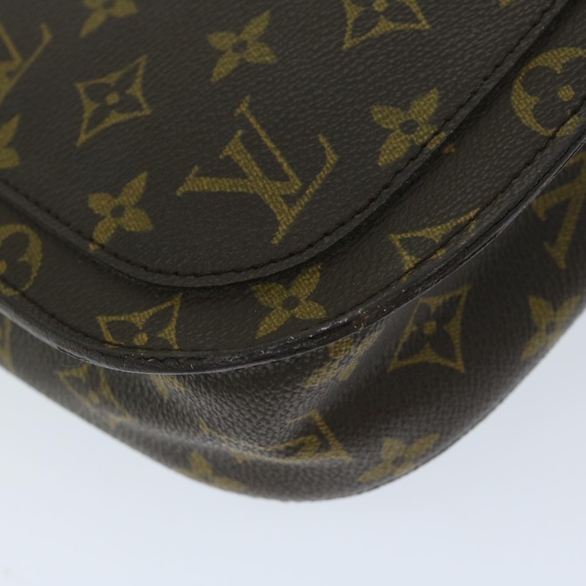 LOUIS VUITTON Monogram Saint Cloud GM Shoulder Bag M51242 LV Auth 68259