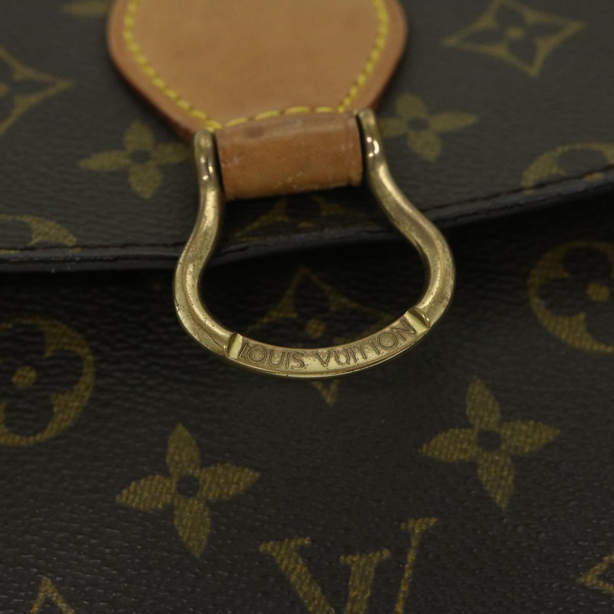 LOUIS VUITTON Monogram Saint Cloud GM Shoulder Bag M51242 LV Auth 68259