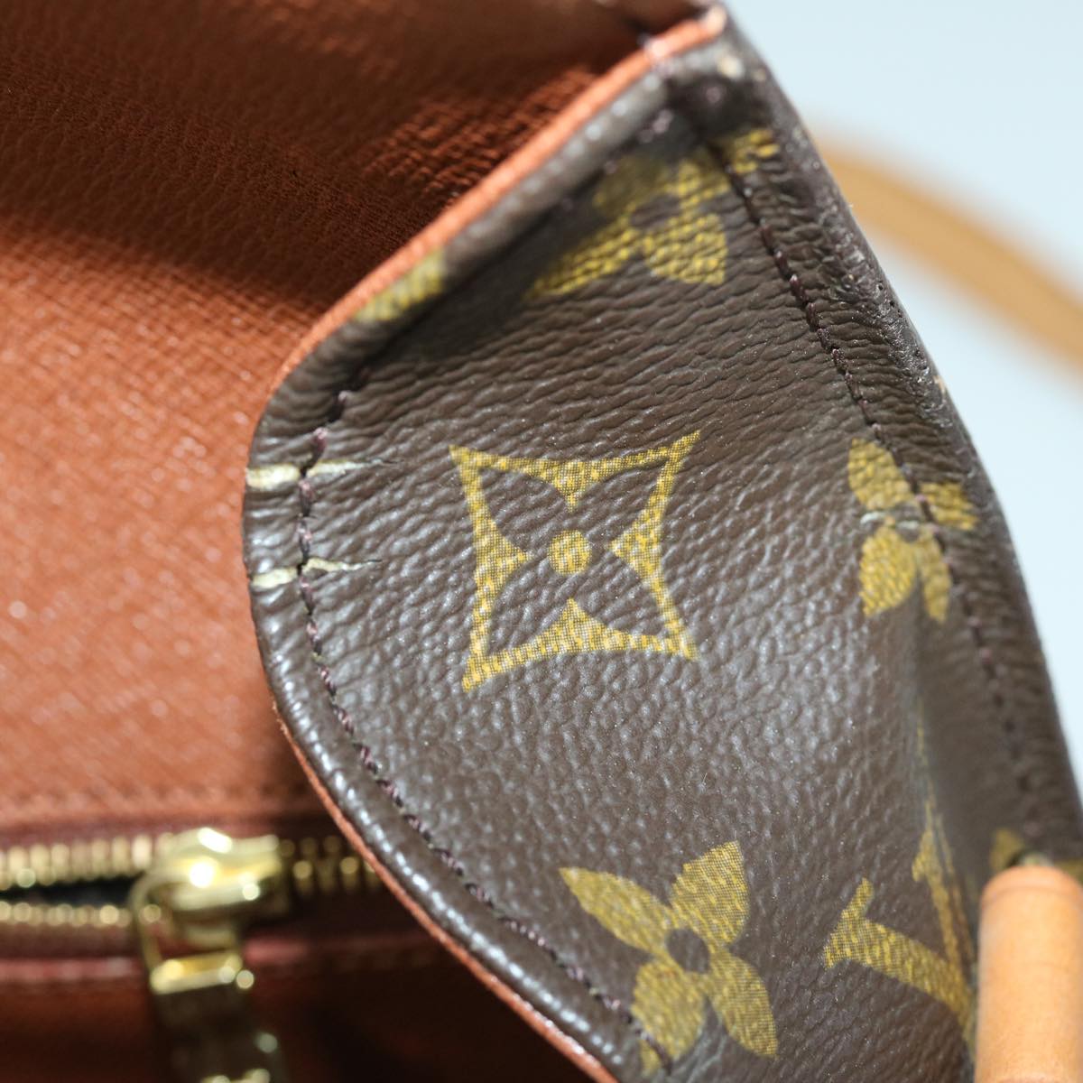 LOUIS VUITTON Monogram Saint Cloud GM Shoulder Bag M51242 LV Auth 68259