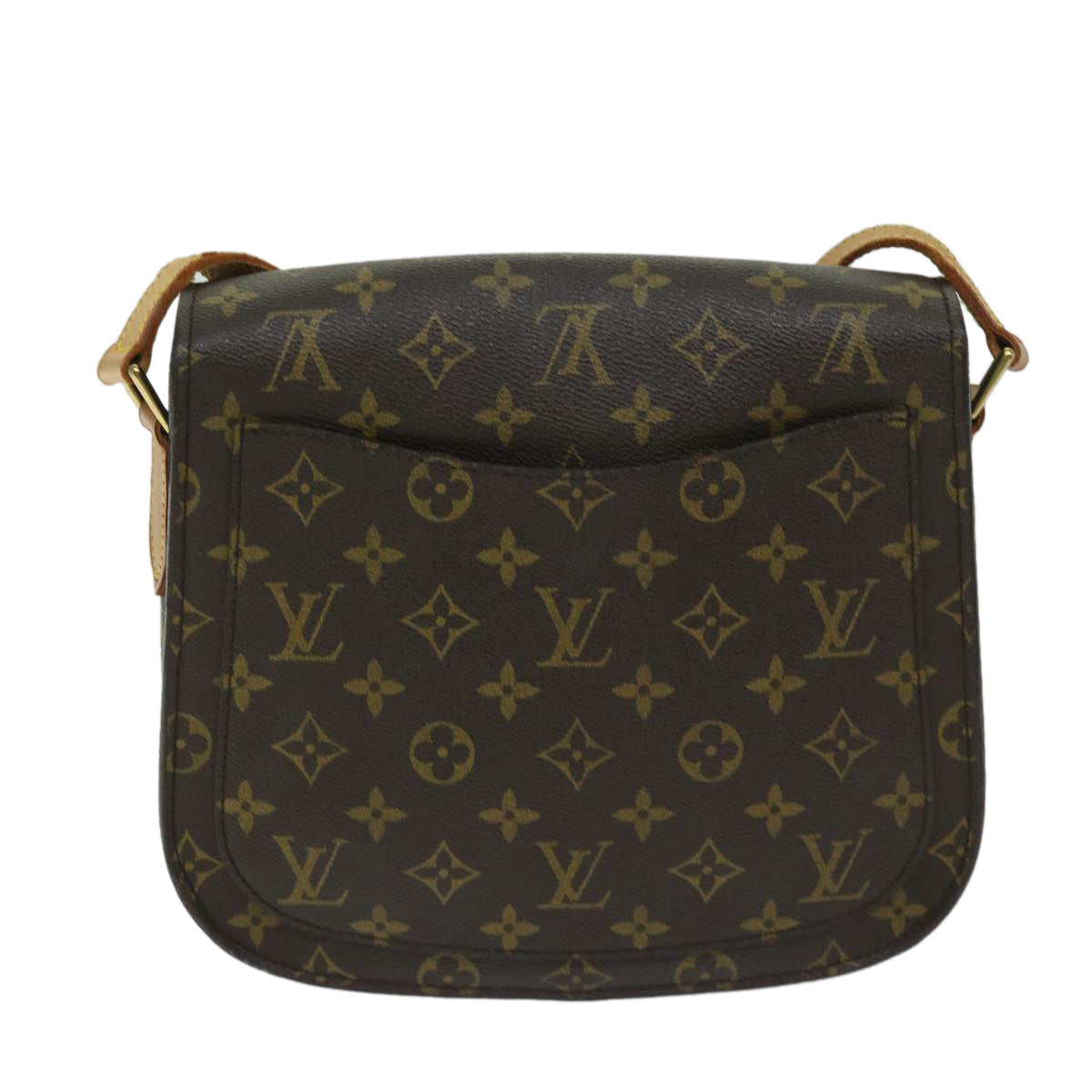 LOUIS VUITTON Monogram Saint Cloud GM Shoulder Bag M51242 LV Auth 68259