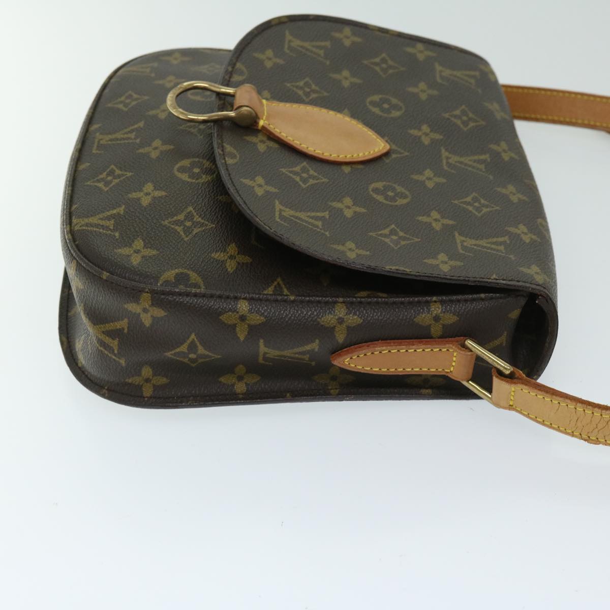 LOUIS VUITTON Monogram Saint Cloud GM Shoulder Bag M51242 LV Auth 68259