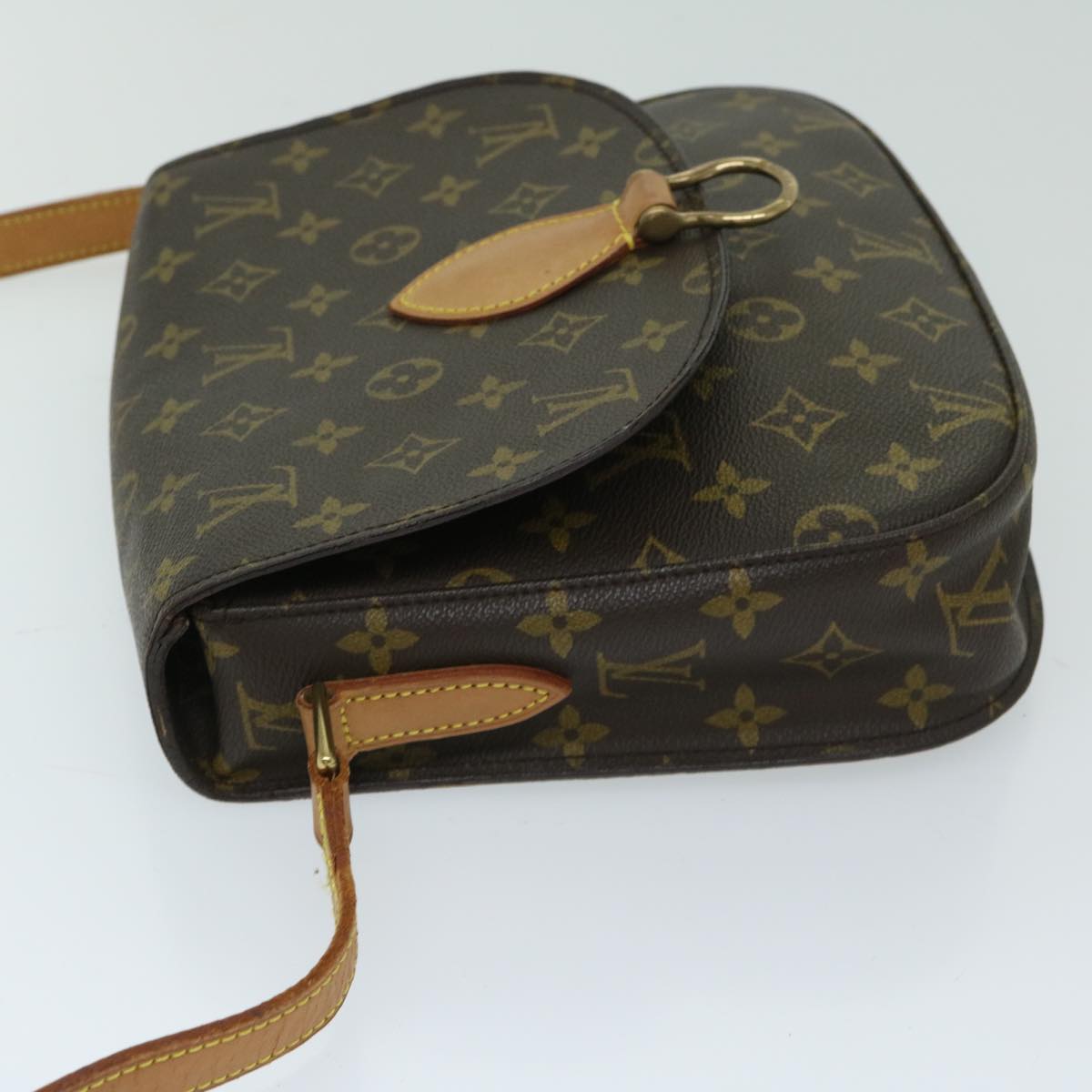 LOUIS VUITTON Monogram Saint Cloud GM Shoulder Bag M51242 LV Auth 68259