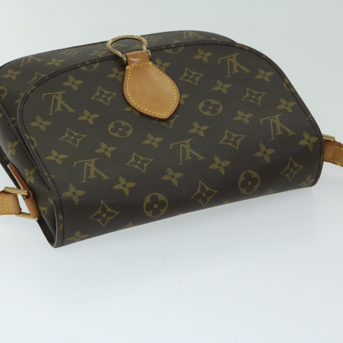 LOUIS VUITTON Monogram Saint Cloud GM Shoulder Bag M51242 LV Auth 68259