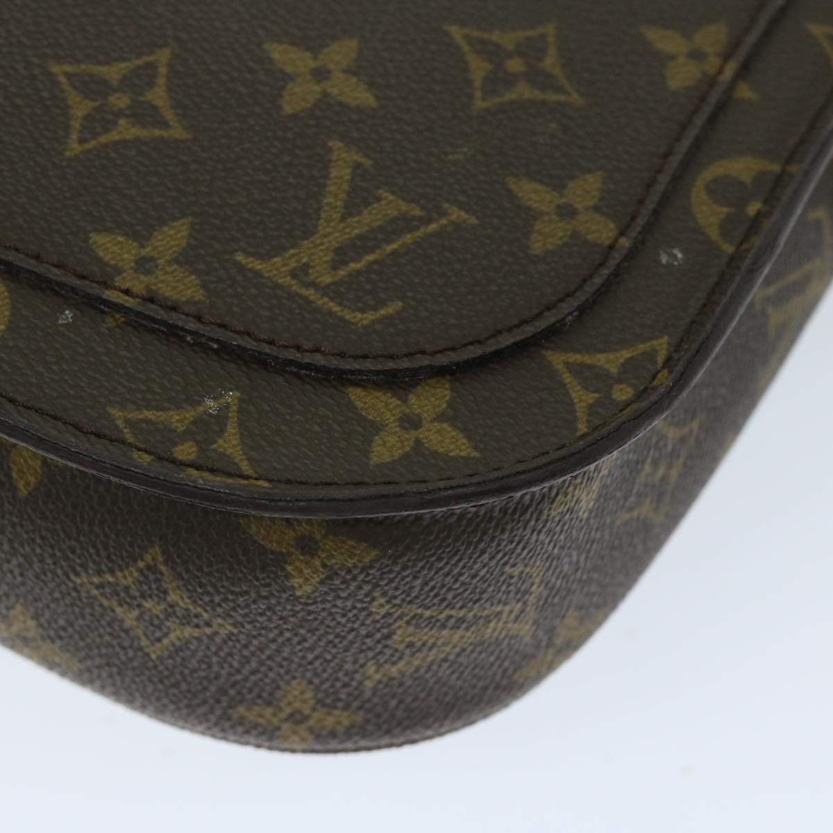 LOUIS VUITTON Monogram Saint Cloud GM Shoulder Bag M51242 LV Auth 68273