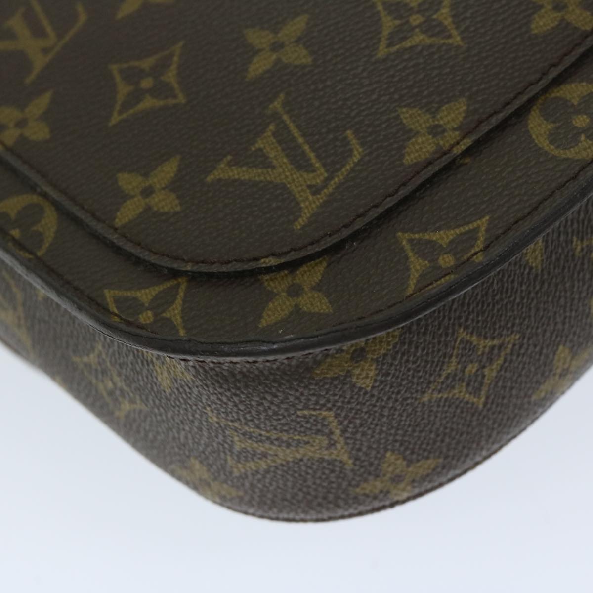 LOUIS VUITTON Monogram Saint Cloud GM Shoulder Bag M51242 LV Auth 68273