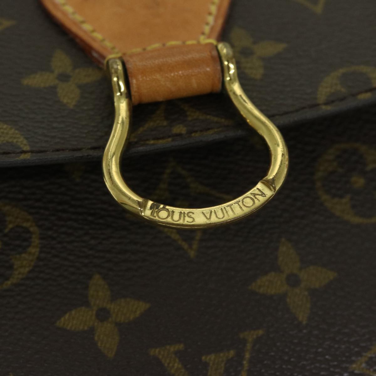 LOUIS VUITTON Monogram Saint Cloud GM Shoulder Bag M51242 LV Auth 68273