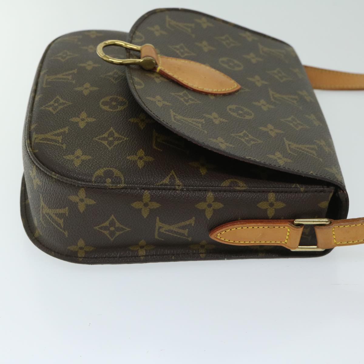 LOUIS VUITTON Monogram Saint Cloud GM Shoulder Bag M51242 LV Auth 68273