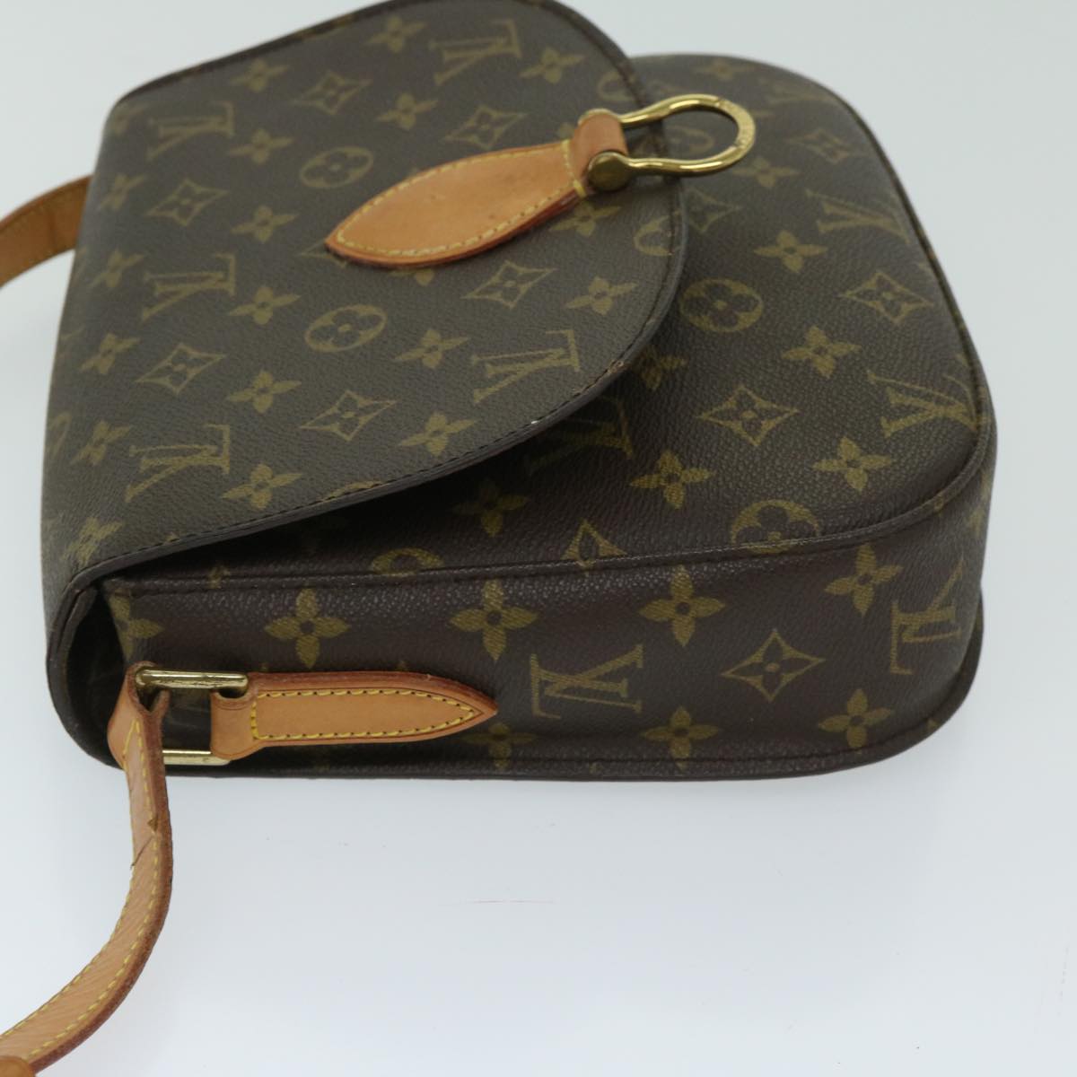 LOUIS VUITTON Monogram Saint Cloud GM Shoulder Bag M51242 LV Auth 68273