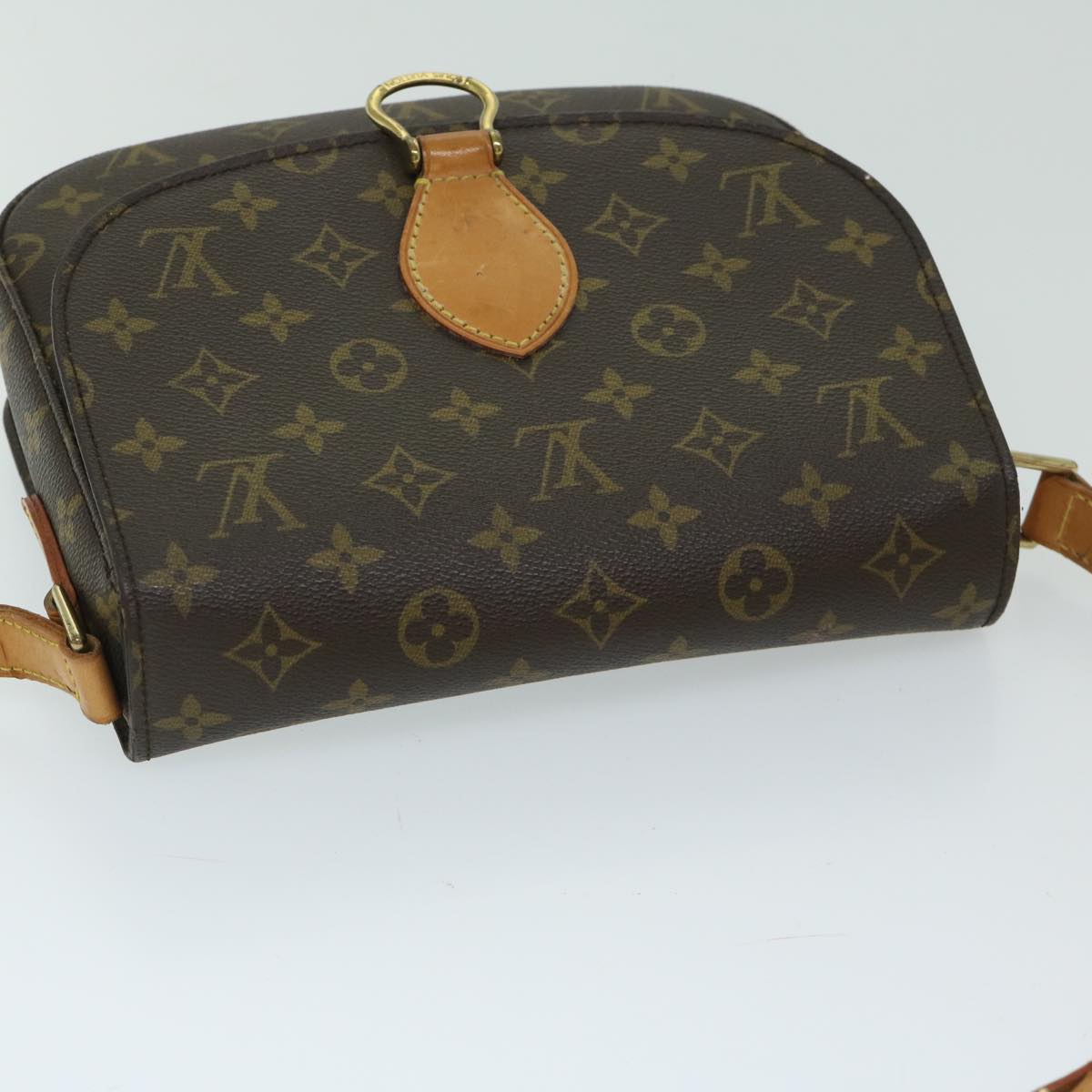 LOUIS VUITTON Monogram Saint Cloud GM Shoulder Bag M51242 LV Auth 68273