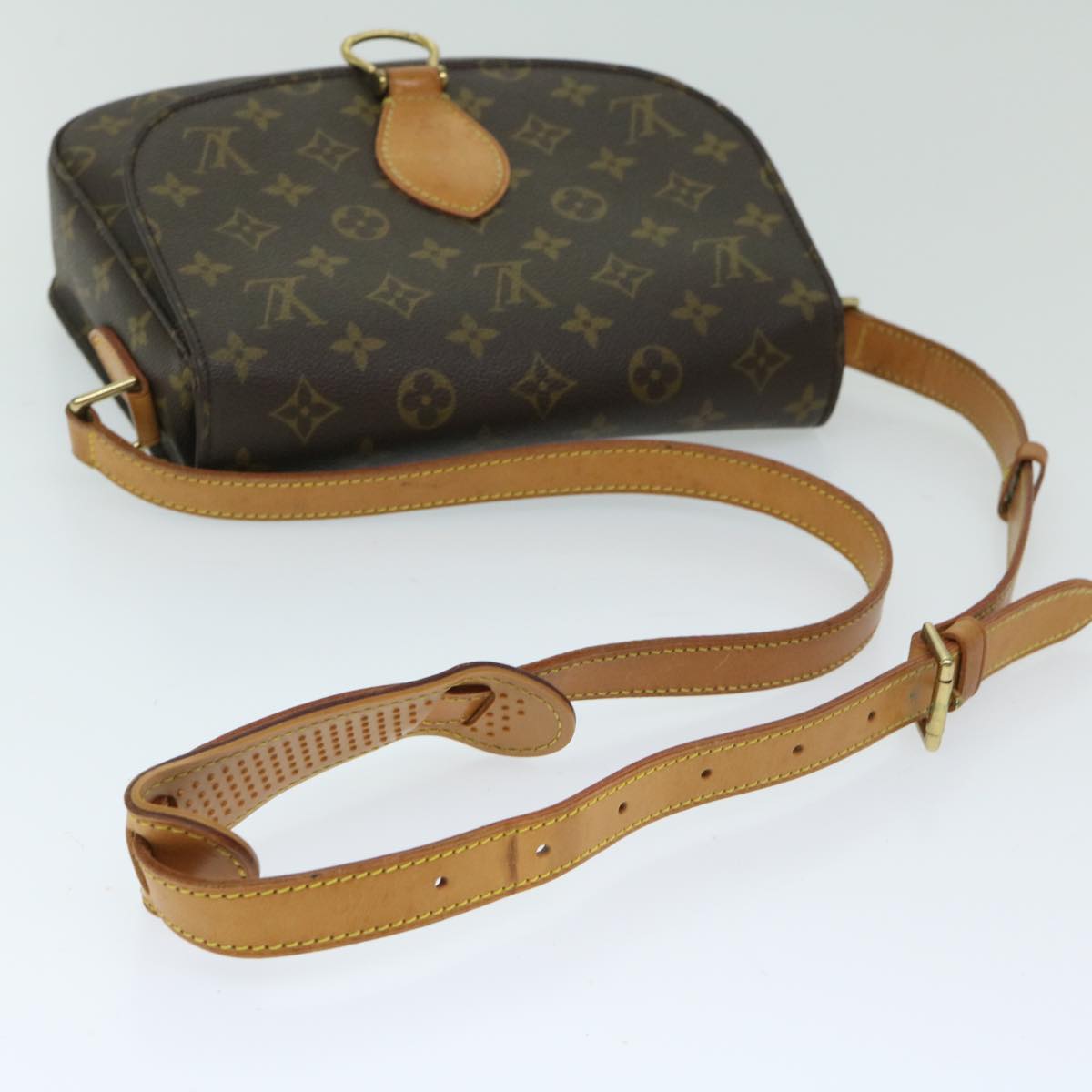 LOUIS VUITTON Monogram Saint Cloud GM Shoulder Bag M51242 LV Auth 68273