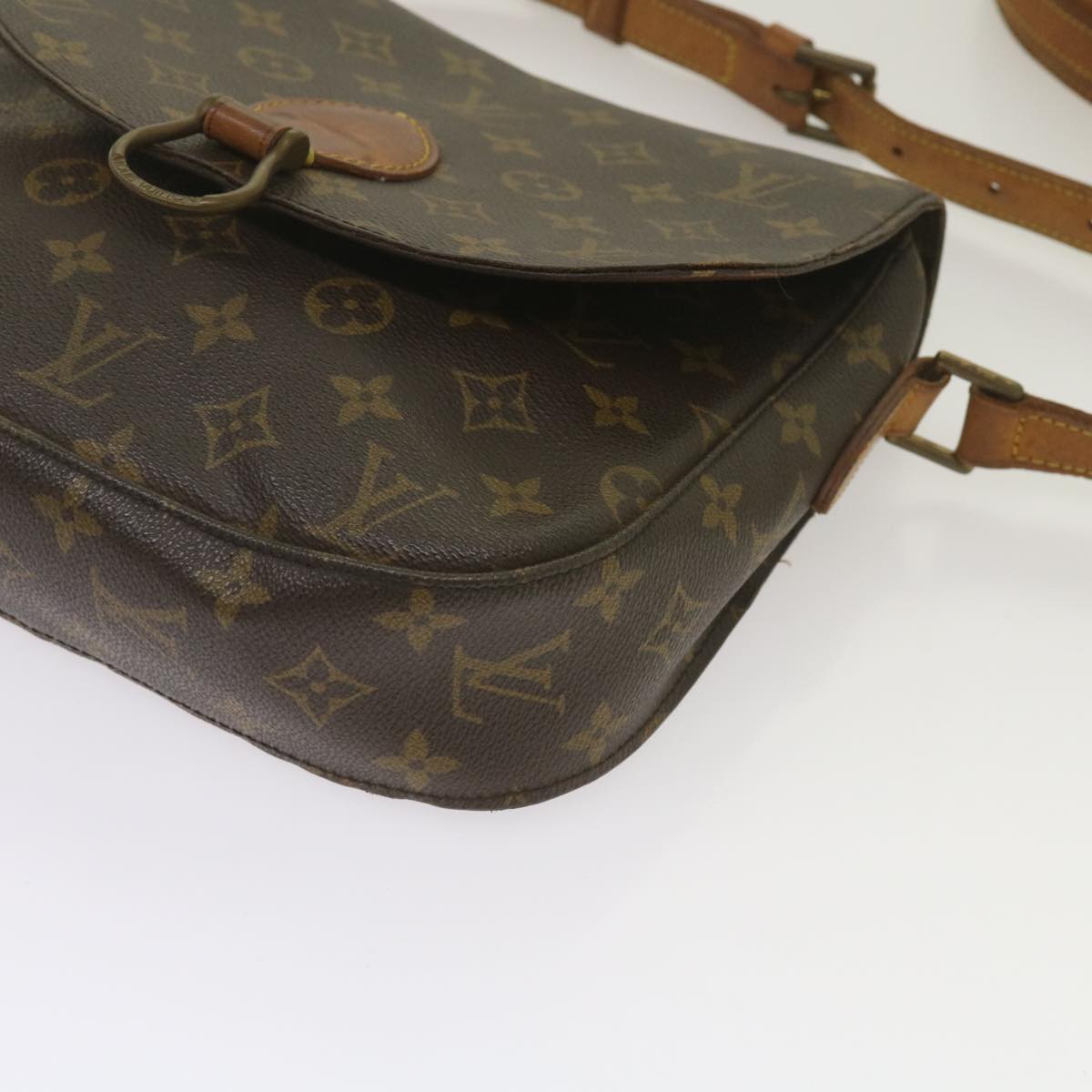 LOUIS VUITTON Monogram Saint Cloud GM Shoulder Bag M51242 LV Auth 68282