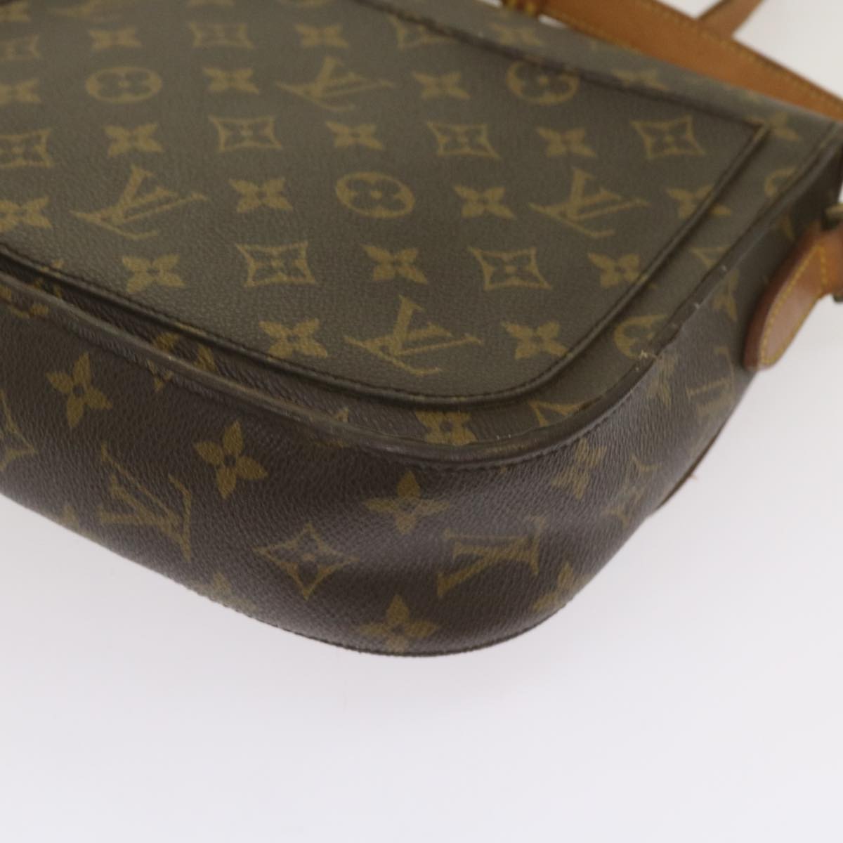 LOUIS VUITTON Monogram Saint Cloud GM Shoulder Bag M51242 LV Auth 68282