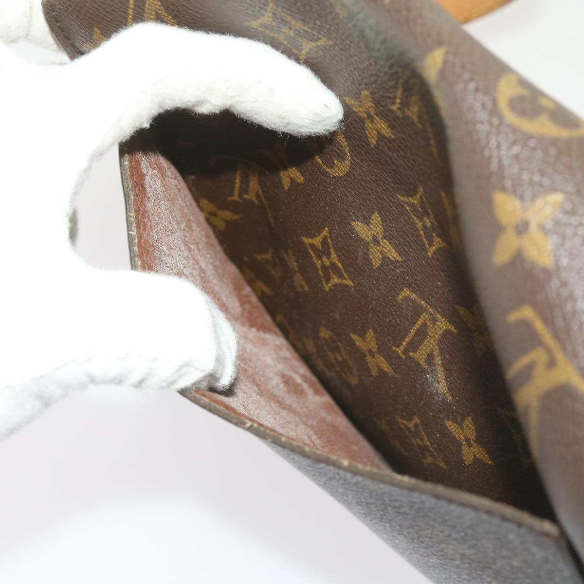 LOUIS VUITTON Monogram Saint Cloud GM Shoulder Bag M51242 LV Auth 68282