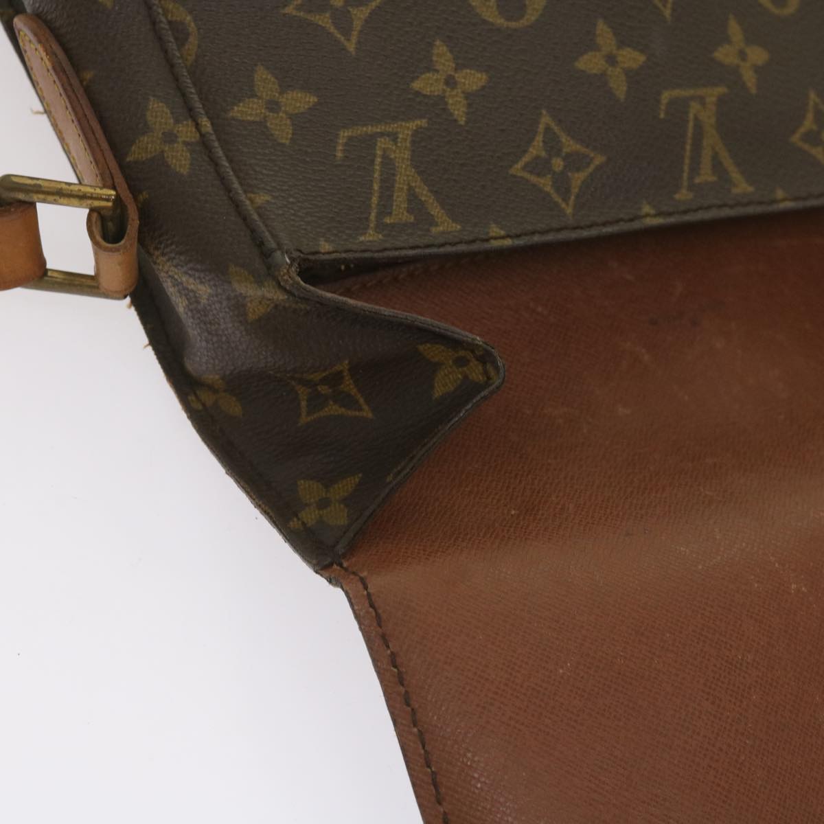 LOUIS VUITTON Monogram Saint Cloud GM Shoulder Bag M51242 LV Auth 68282