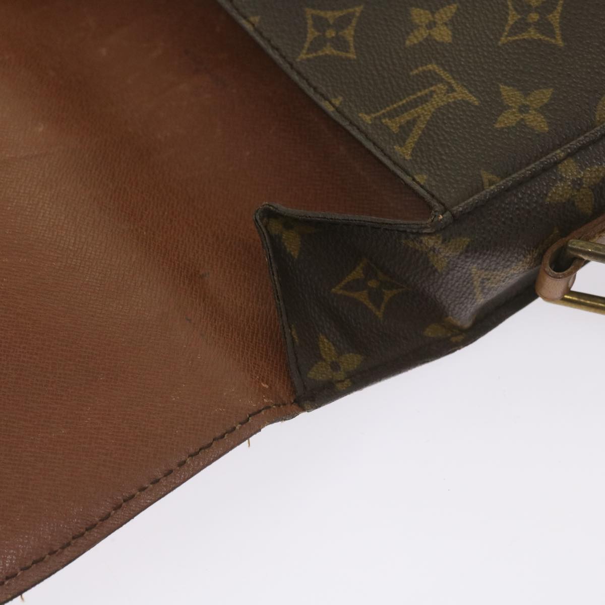 LOUIS VUITTON Monogram Saint Cloud GM Shoulder Bag M51242 LV Auth 68282