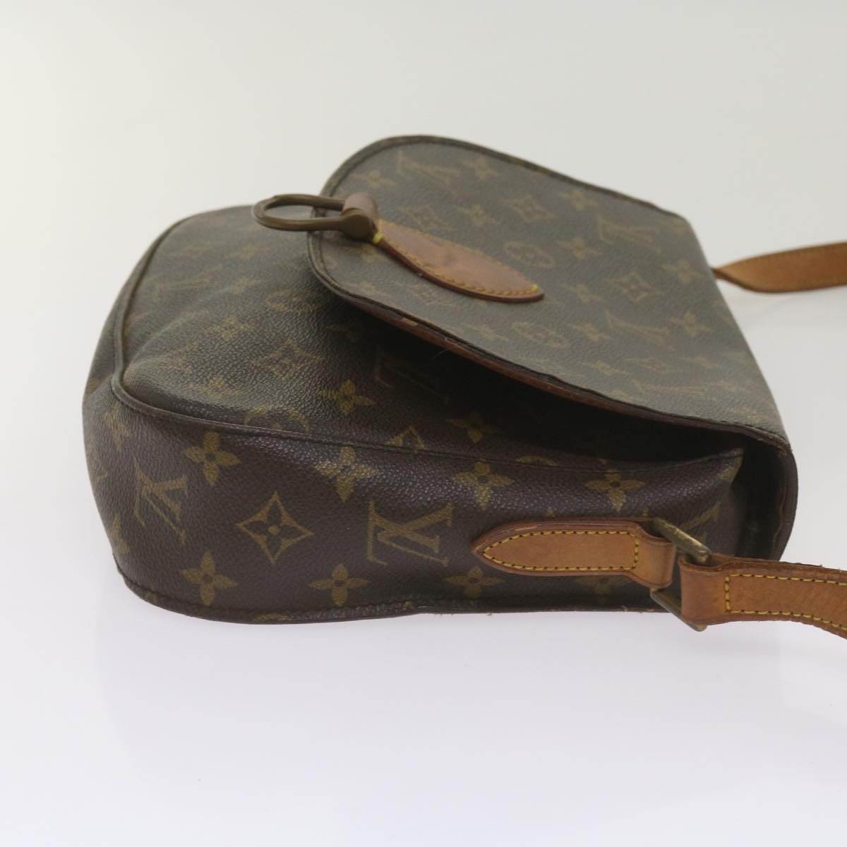 LOUIS VUITTON Monogram Saint Cloud GM Shoulder Bag M51242 LV Auth 68282