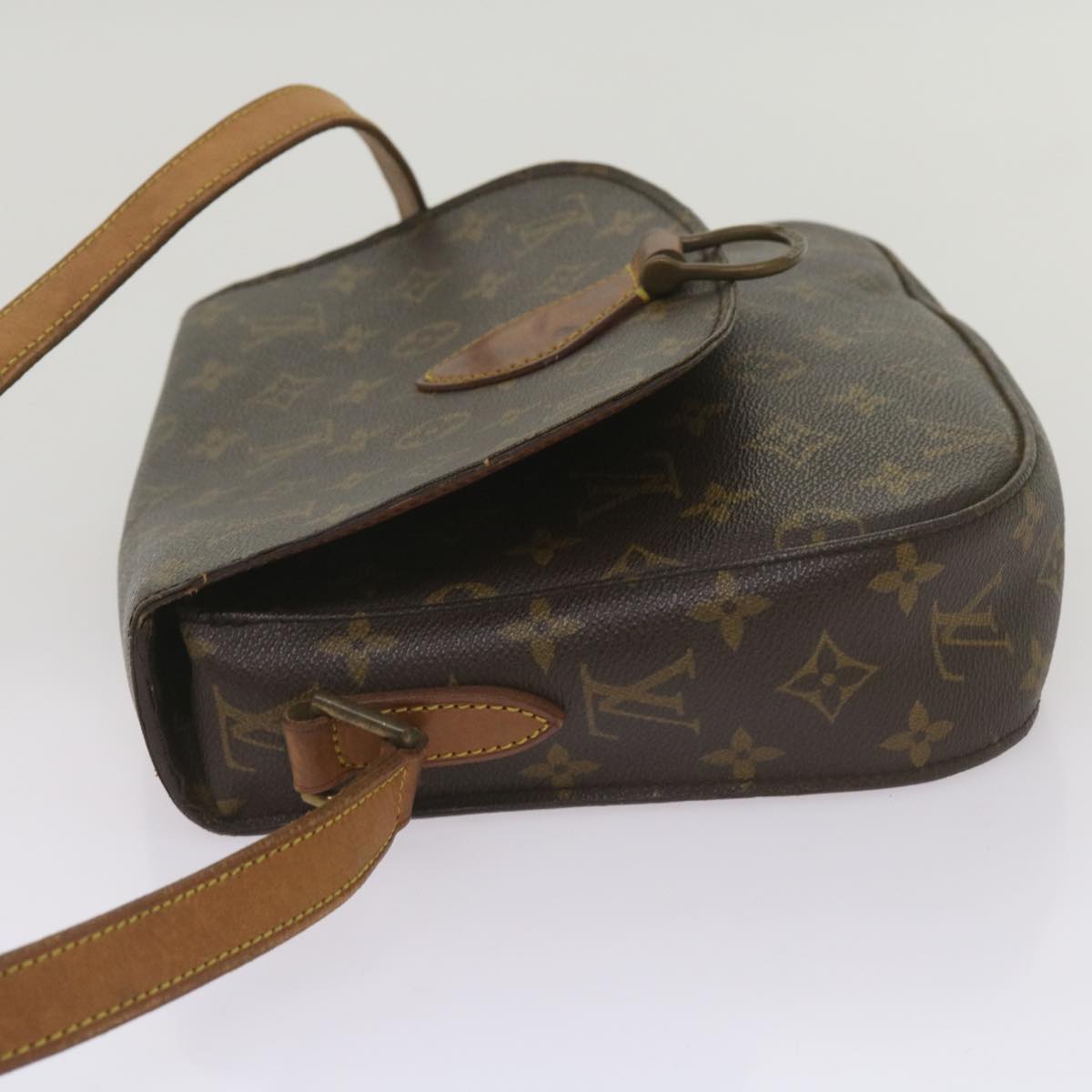 LOUIS VUITTON Monogram Saint Cloud GM Shoulder Bag M51242 LV Auth 68282