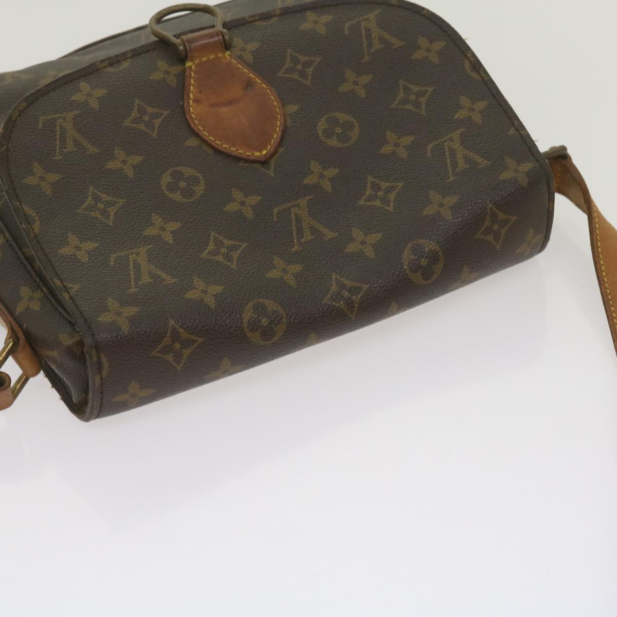 LOUIS VUITTON Monogram Saint Cloud GM Shoulder Bag M51242 LV Auth 68282