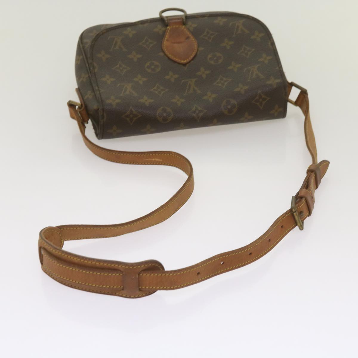 LOUIS VUITTON Monogram Saint Cloud GM Shoulder Bag M51242 LV Auth 68282