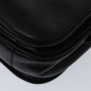 CELINE Hand Bag Leather Black Auth 68292-15