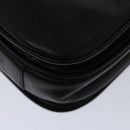 CELINE Hand Bag Leather Black Auth 68292-17