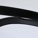 CELINE Hand Bag Leather Black Auth 68292-8