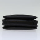 CELINE Hand Bag Leather Black Auth 68292-5