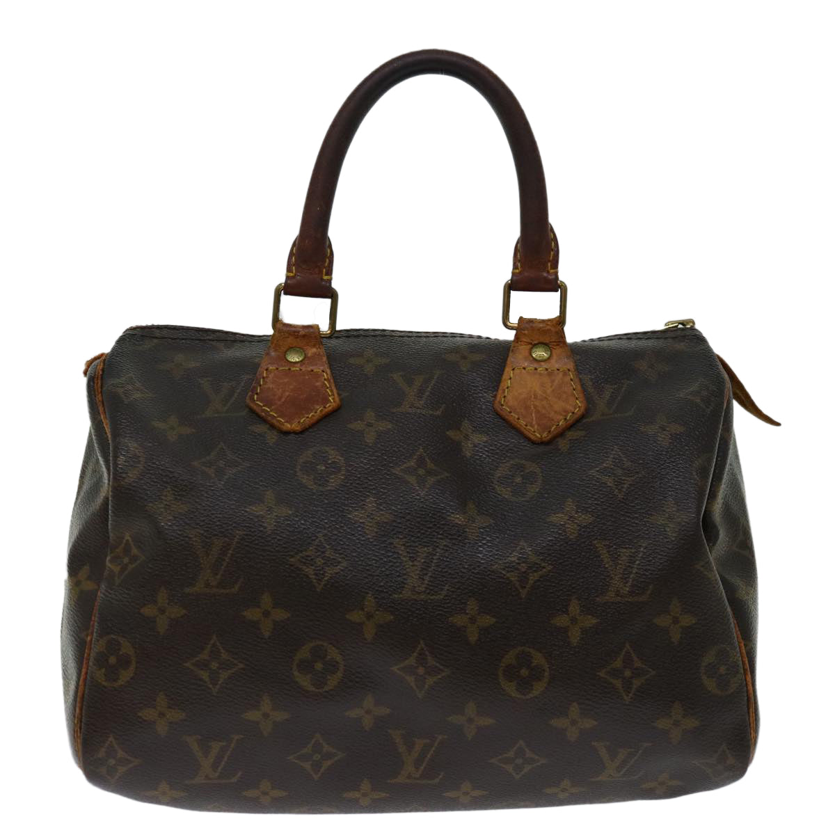 LOUIS VUITTON Monogram Speedy 25 Hand Bag M41528 LV Auth 68294