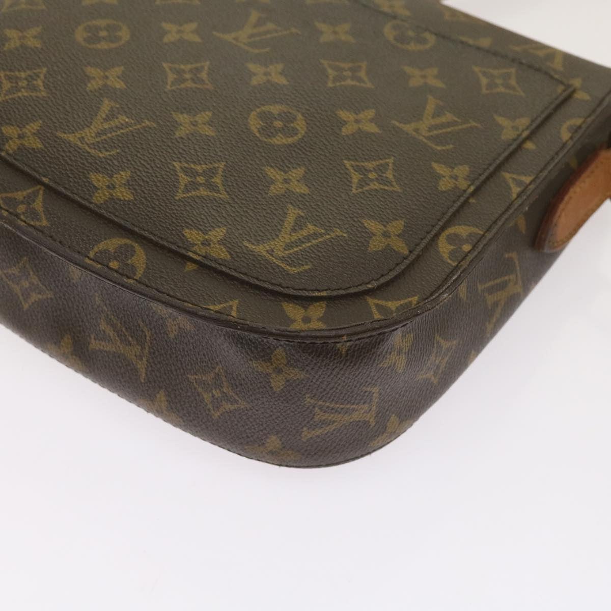 LOUIS VUITTON Monogram Saint Cloud GM Shoulder Bag M51242 LV Auth 68299