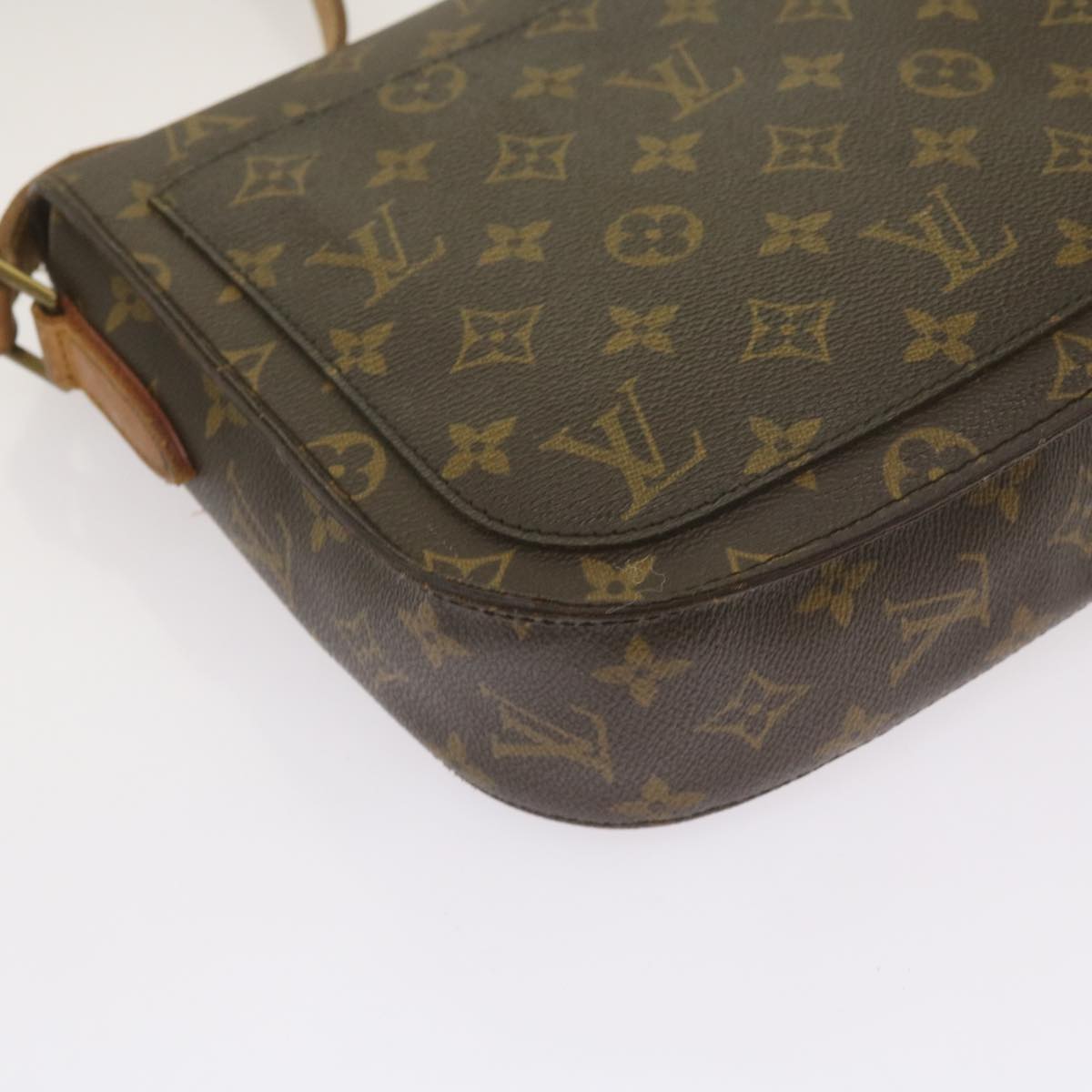 LOUIS VUITTON Monogram Saint Cloud GM Shoulder Bag M51242 LV Auth 68299