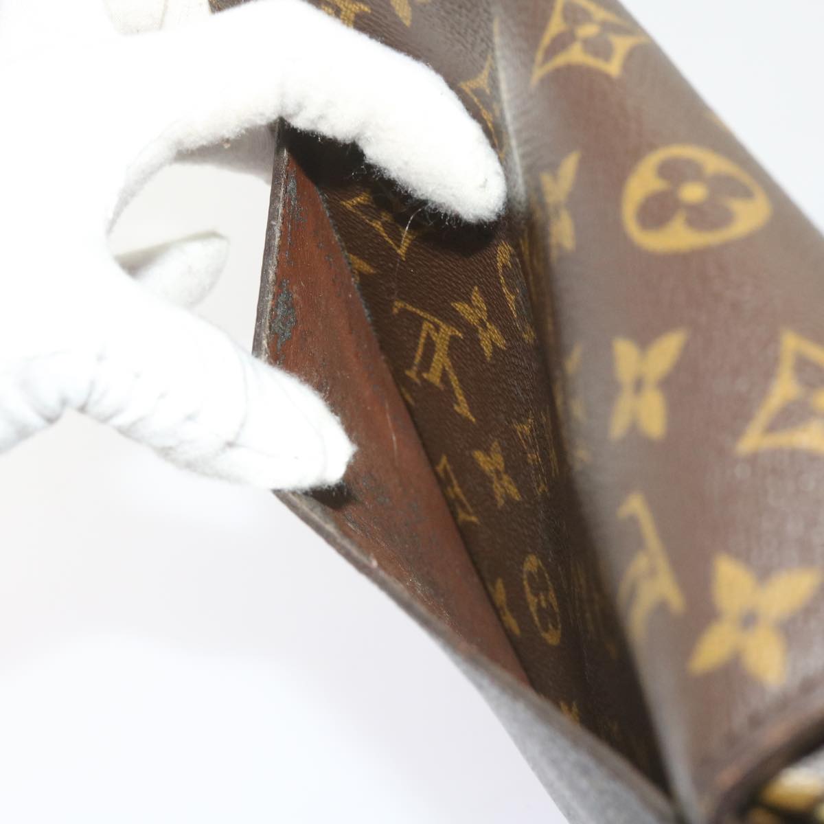 LOUIS VUITTON Monogram Saint Cloud GM Shoulder Bag M51242 LV Auth 68299